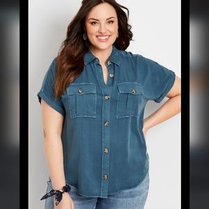 Short Sleeve Utility Shirt | Maurices